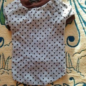 NWT XS Baby Blue Polka Dot One Piece